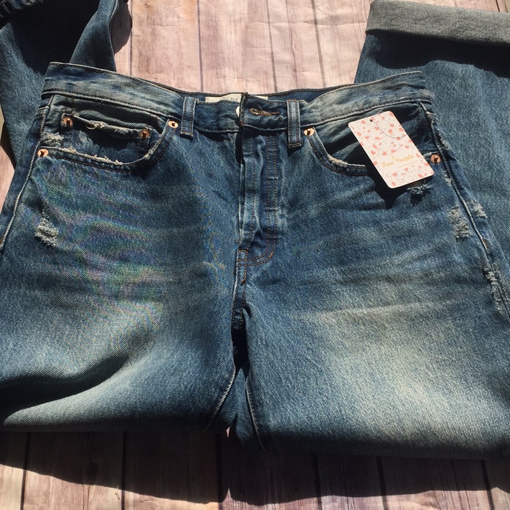 Free people distressed jeans size 25 New